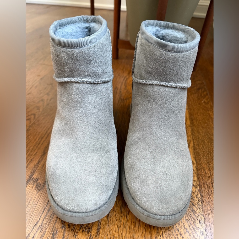 UGG Gray Ankle Boots